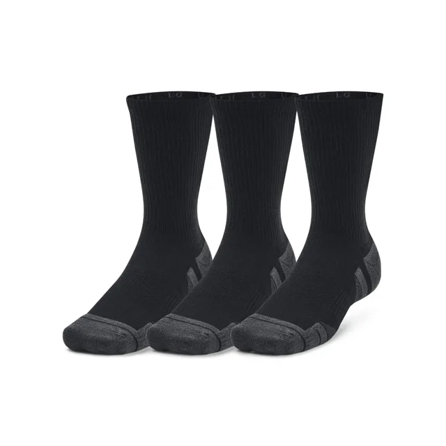 Under Armour Performance Tech 3pk Crew Socks Black