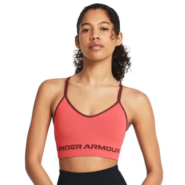 Under Armour Podprsenka Seamless Low Long Bra Pink