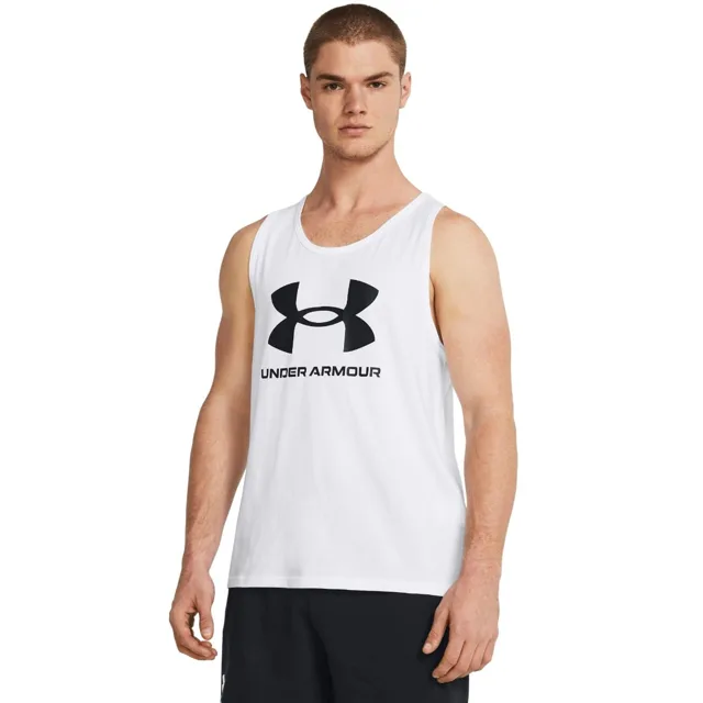 Under Armour SPORTSTYLE LOGO Tank Top  White