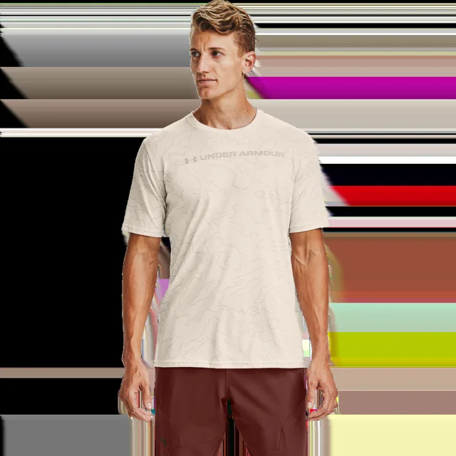 Under Armour Tričko All Over Wordmark Brown