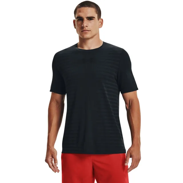 Under Armour Tričko Seamless Wordmark SS Black