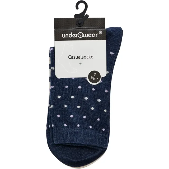 under2wear Ponožky Casual 2pack vel. 35/38 2 ks