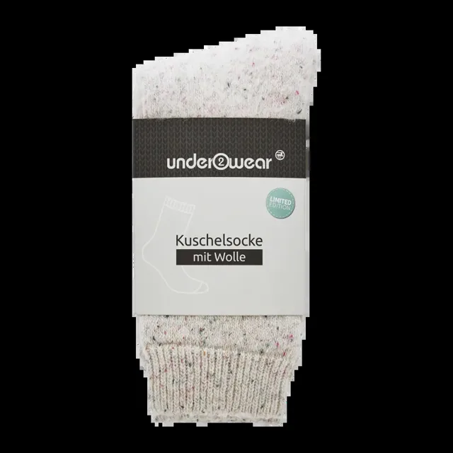 under2wear Ponožky vlněné růžové multicolor 35/38