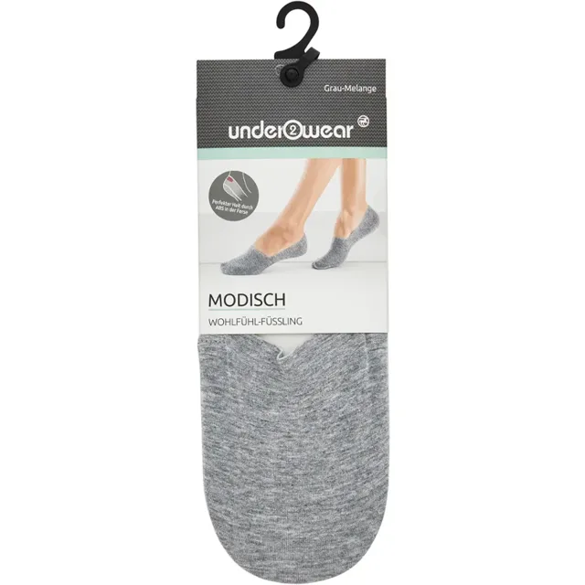 under2wear Ťapky Modisch Šedé 35/38