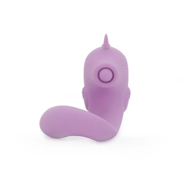 Unihorn C Horse vibrátor se stimulátorem klitorisu Marina Lilac 16 cm