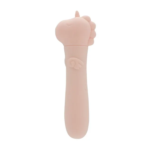 Unihorn USB Bullet vibrátor se stimulátorem klitorisu Heart Throb 11.5 cm