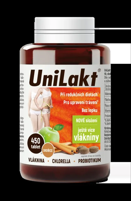 Unilakt Skořice 450 tablet