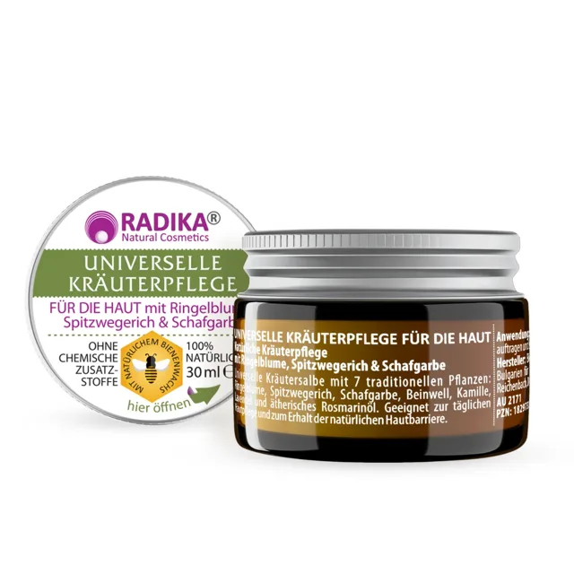 Univerzální bylinná mast s měsíčkem - 30 ml - Bioherba