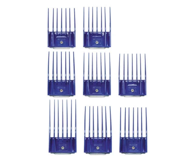 Univerzální sada náhradních nástavců Andis Large Comb Set - 8 ks (13105, 12990) + dárek zdarma