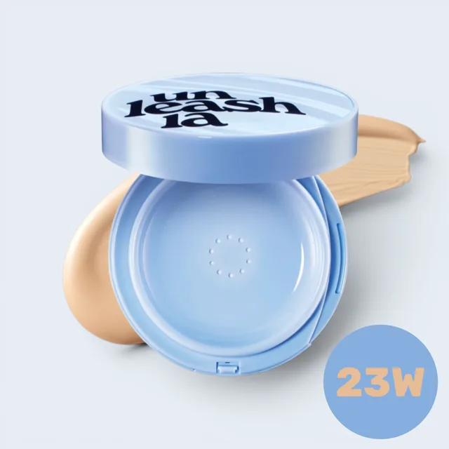 UNLEASHIA - Babe Skin Baby Blue Cushion 23W Jolly - Cushion make-up pro hladkou pleť 23W Jolly  - 15 g