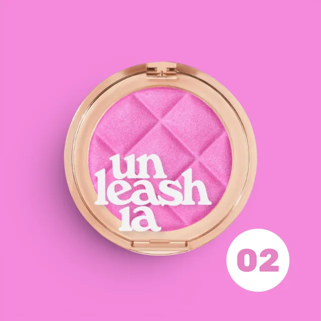 UNLEASHIA - Dough Dough Waffle Blush No. 2 Icy Berry - Waffle tvářenka No. 2 Icy Berry  - 7g