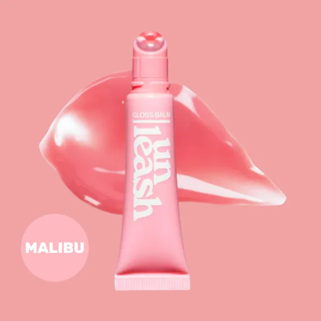 UNLEASHIA - Sunset Dazzle Gloss Balm MALIBU - Lesk na rty v odstínu MALIBU - 10 g
