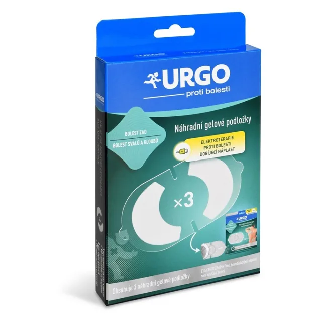 URGO Elektroterapie nahradní gelové podložky 3 kusy