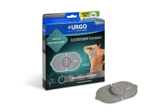 URGO Elektroterapie proti bolesti dobíjecí náplast náplast se zesíleným účinkem proti bolesti 1 ks