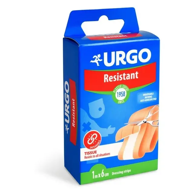 Urgo Resistant Odolná náplast 1 m x 6 cm