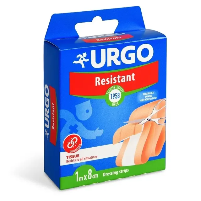 Urgo Resistant Odolná náplast 1 m x 8 cm 1 ks