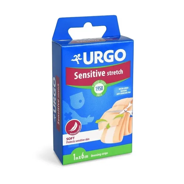 Urgo Sensitive Citlivá pokožka náplast 1 m x 6 cm