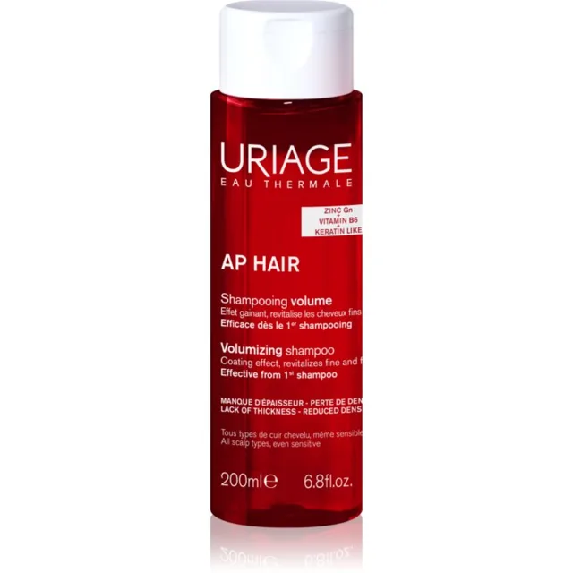 Uriage AP HAIR Volumizing Shampoo objemový šampon pro řídnoucí vlasy 200 ml