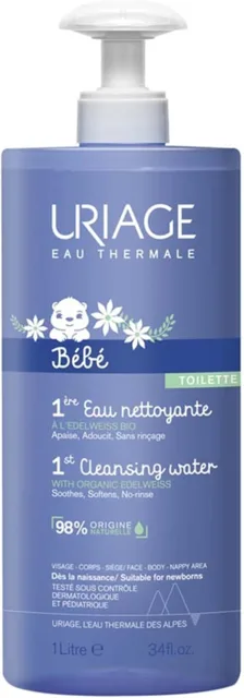 URIAGE Baby 1. čisticí voda 1000 ml  (poškozený aplikátor)