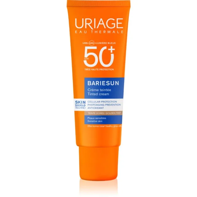 Uriage Bariésun Tinted Cream SPF 50+ ochranný tónovací krém na obličej SPF 50+ odstín Golden tint 50 ml