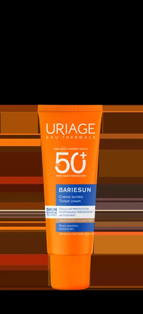 Uriage Bariésun Tónovaný opalovací krém SPF50+ zlatý odstín 50 ml