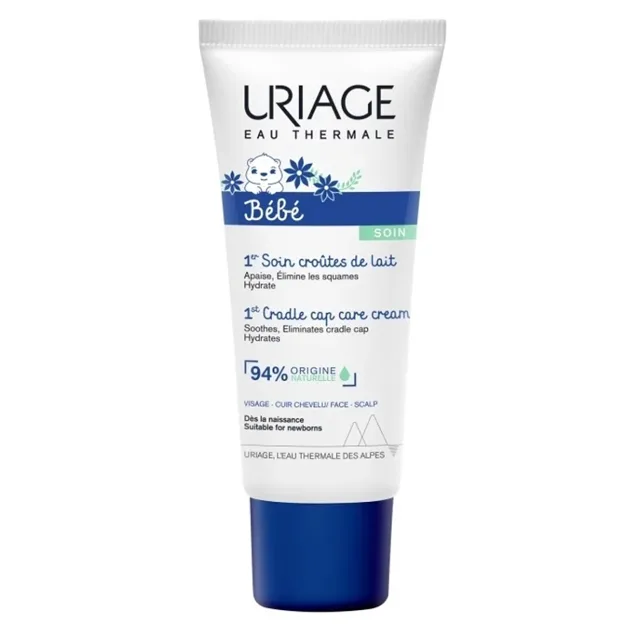 URIAGE Bébé dětský krém na šupinky ve vlasech 40 ml