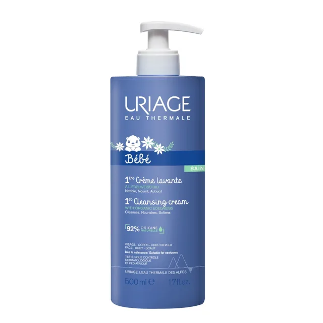 Uriage Bébé Mycí krém pro nejmenší 500 ml