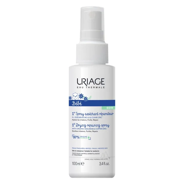 Uriage Bébé Vysušující reparační sprej 100 ml