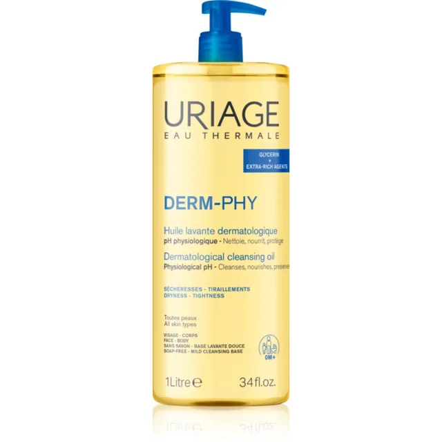 Uriage DERM-PHY Dermatological Cleansing Oil pečující sprchový olej 1000 ml