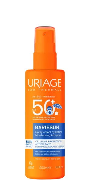 Uriage Dětský hydratační sprej na opalování SPF 50+ Bariesun Moisturizing Kid Spray 200 ml