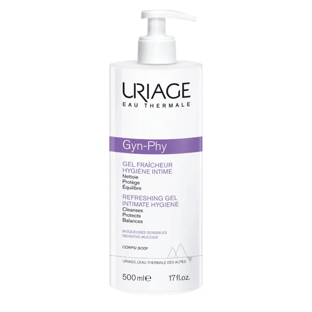 Uriage Gyn-phy Osvěžující mycí gel na intimní hygienu 500 ml