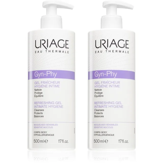 Uriage Gyn-Phy Refreshing Gel Intimate Hygiene sada na intimní hygienu