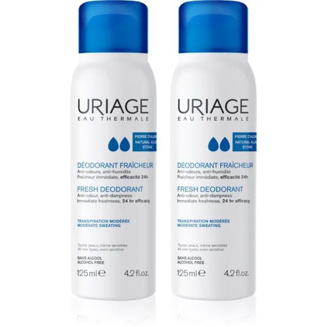 Uriage Hygiène Fresh Deodorant Set sada proti zápachu a pocení