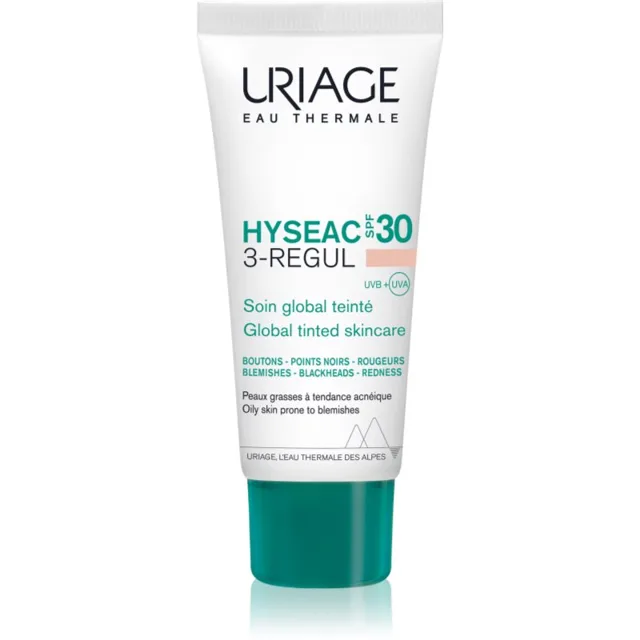 Uriage Hyseac 3-Regul komplexní tónovaná péče proti nedokonalostem pleti SPF 30 40 ml