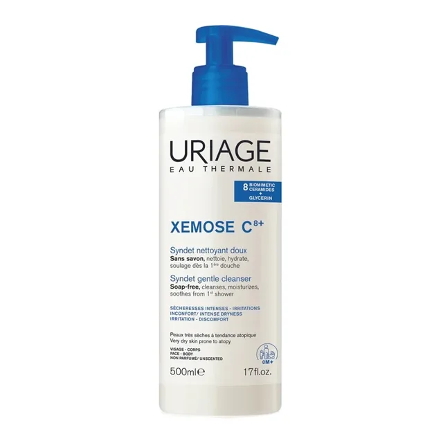 Uriage Jemný čisticí krémový gel pro suchou až atopickou pokožku Xémose (Anti-Itch Soothing Oil Balm) 500 ml