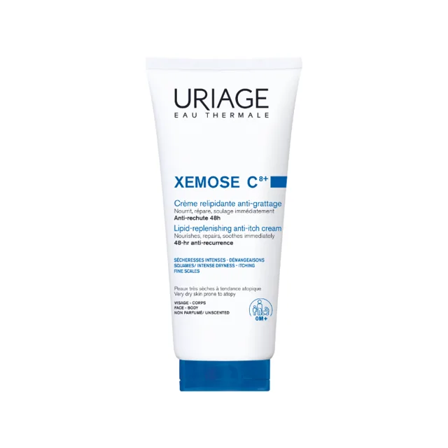 Uriage Relipidační zklidňující krém pro velmi suchou citlivou a atopickou pokožku Xémose (Lipid-Replenishing Anti-Irritation Cream) 200 ml