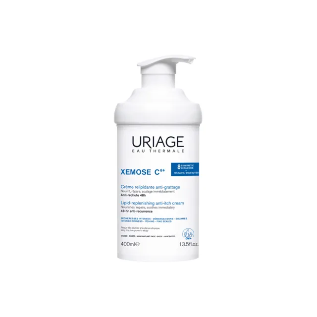 Uriage Relipidační zklidňující krém pro velmi suchou citlivou a atopickou pokožku Xémose (Lipid-Replenishing Anti-Irritation Cream) 400 ml