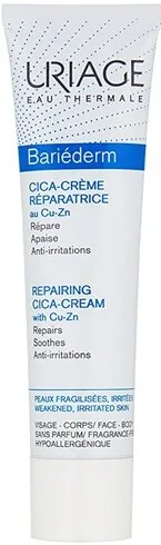 Uriage Reparativní krém s obsahem mědi a zinku Bariéderm Cica (Repairing Cica-Cream With Cu-Zn) 100 ml