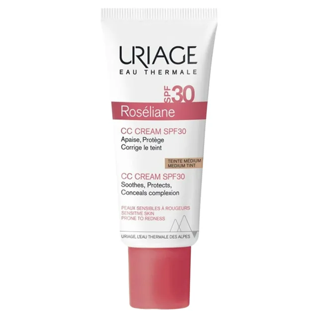 URIAGE Roséliane CC krém pro citlivou pleť se sklonem k začervenání SPF30 40 ml