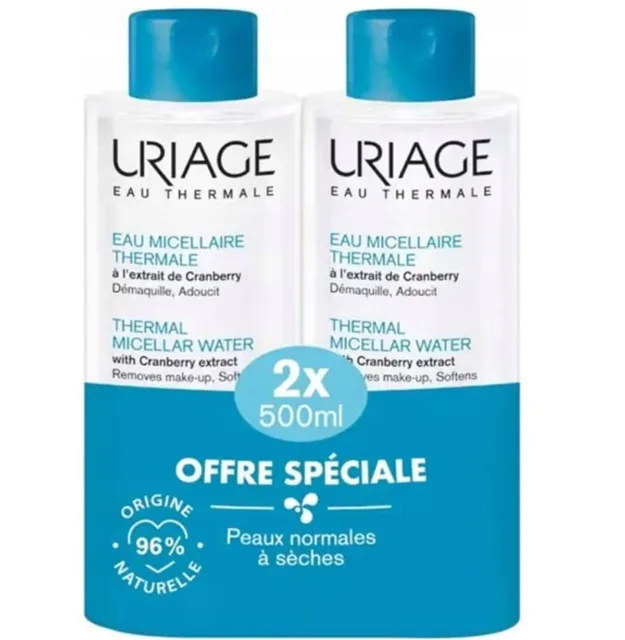 Uriage Sada micelárních vod Eau Thermale Micellar Water Set 2 x 500 ml