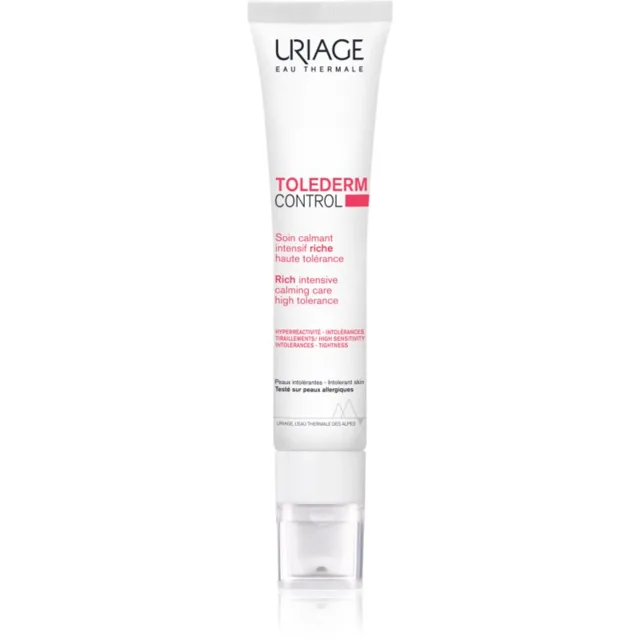 Uriage Toléderm Control Rich Soothing Care výživný zklidňující krém pro citlivou a intolerantní pleť 40 ml