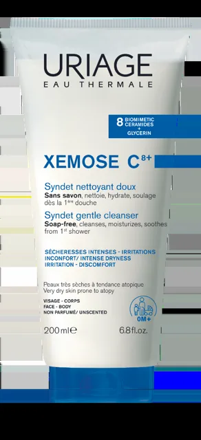 Uriage Xémose C8+ Mycí gel pro velmi suchou až atopickou pokožku 200 ml