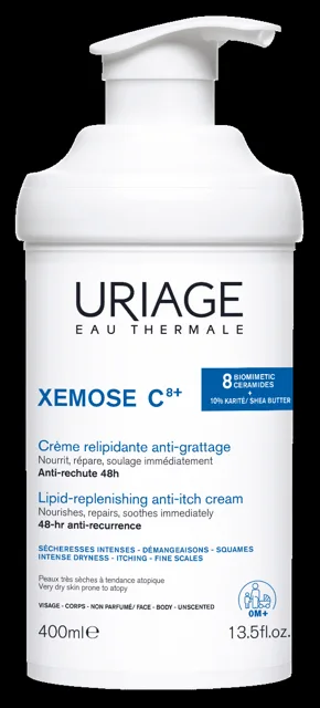 Uriage Xémose C8+ Relipidační zklidňující krém pro suchou až atopickou pokožku 400 ml