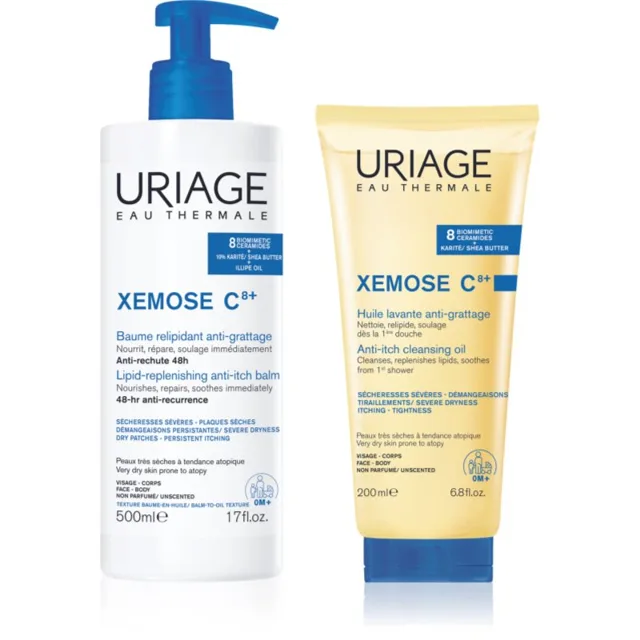 Uriage Xemose C8+ Set sada pro suchou a ekzematickou pokožku