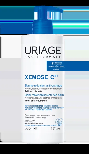 Uriage Xémose C8+ Zklidňující olejový balzám 500 ml
