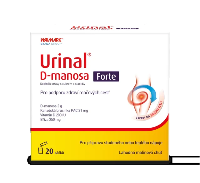 Urinal D-manosa Forte 20 sáčků