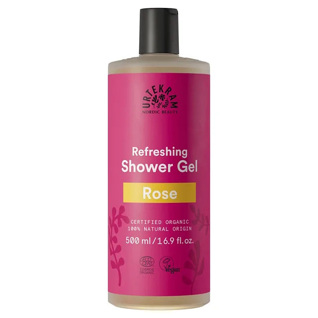 URTEKRAM BIO Sprchový gel růžový 500 ml