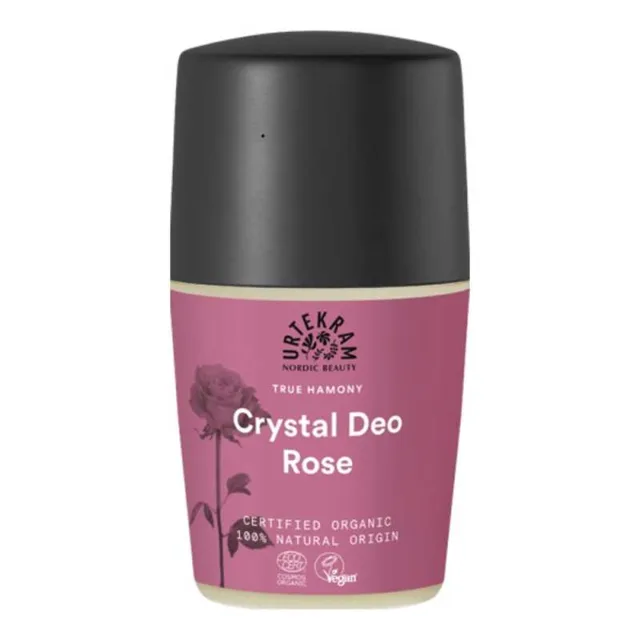 Urtekram Deodorant roll-on Růže BIO (50 ml) - s vůní růžového geránia