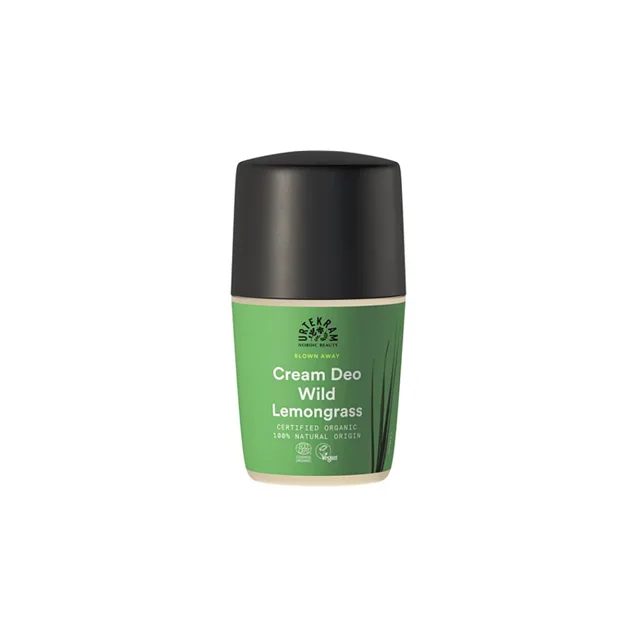 URTEKRAM Krémový deodorant roll-on s citronovou trávou BIO 50 ml