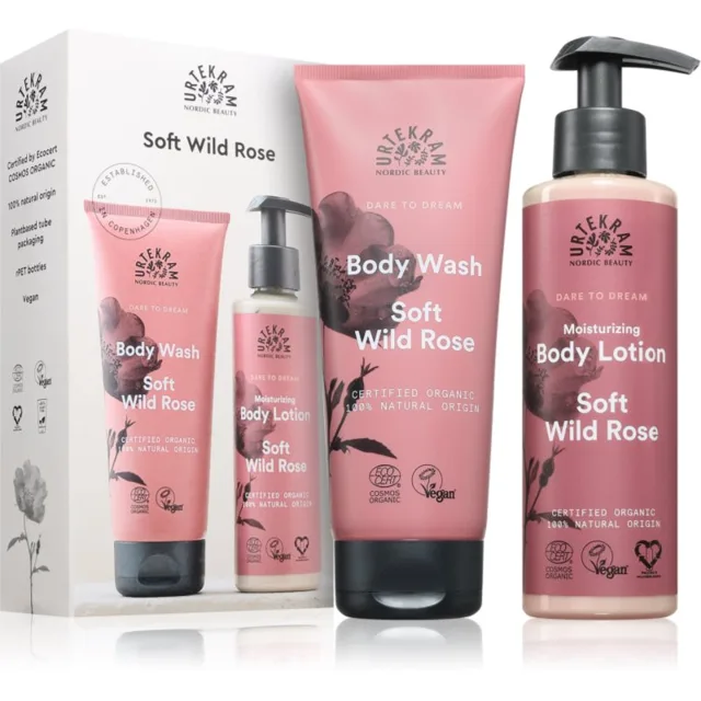 Urtekram Soft Wild Rose dárková sada na tělo